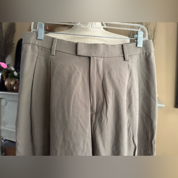 Everlane The Put Together Pleat Pant High Rise Cuffed Lyocell Clay - Picture 7 of 16